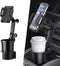 Ajxn 1 PC Car Cup Holder Phone Mount, Universal Adjustable Cup Holder Cradle, Universal Auto Cell Phone Stand, 2-in-1 Car Cup Phone Holder, for Mo...