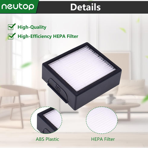 Neutop Filter Compatible with iRobot Roomba Combo j7+, Combo j9+ Self-Empty Robot Vacuum & Mop Replacement Parts, High-Effiency HEPA, 6-Pack....