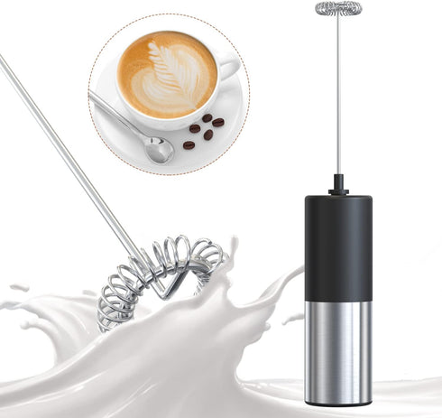 Stainless Steel Whisk Mini Drink Mixer Blender,Milk Frother...