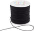 PH PandaHall 100 Yards 0.8mm Nylon Beading String Wind Chime Cord Replacement Nylon Thread for Bracelet Chinese Knotting Cord Black Kumihimo Macra...