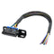 16 Pin J1962F OBD2 Female Connector to Open Cable OBDII Dash Port Pigtail Fixed Wire Harness Fixed Harness DIY 12" / 30 cm...