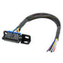 16 Pin J1962F OBD2 Female Connector to Open Cable OBDII Dash Port Pigtail Fixed Wire Harness Fixed Harness DIY 12" / 30 cm...