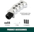 1 PC Car Personalized Shift Knob, Creative Four-Hole Handle Shape Manual Gear Shift Headband M8/M10/M12 Adapter, Universal Decorative Modification...