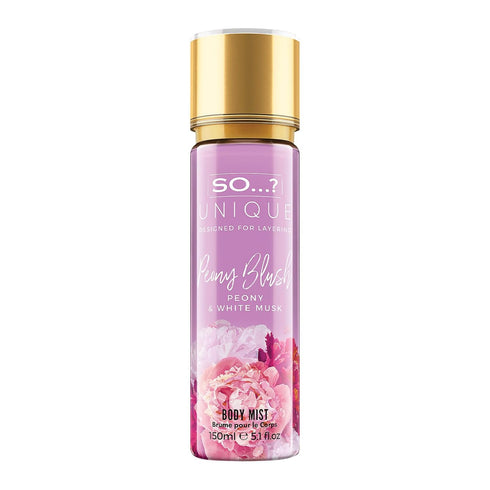 So…?...? Unique Peony Blush Body Mist - Floral, Fruity Vanilla Perfume with Bergamot and Pear Notes - Perfume for Women - Body Spray for Women - 5...