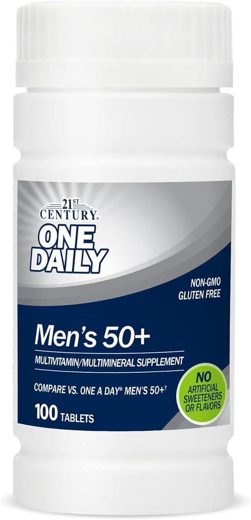 21st Century One Daily Men's 50+ Tablets, 100 Count...