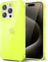 for iPhone 15 Pro Max Phone Case Clear, Transparent Crystal Thin Slim Flexible TPU Cover, Non-Yellowing Soft Silicone for Women Girl Cute, Protect...