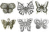 Assorted Butterfly Charm Pendant Connector for DIY Jewelry Making Findings(21pcs,Big Size)...