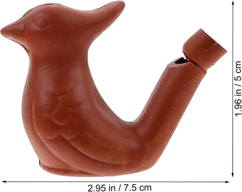 4Pcs Water Bird Whistle- Musical Bird Call Whistle Warbling Whistles for Kids Adults Ceramic Noisemaker Toys for Birthday Easter Christmas Party F...