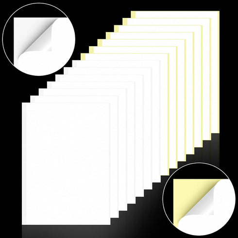 20 Pcs Double Sided Adhesive Sheets Double Sided Tape Sheets Clear Strong Sticky Tape Decorative Craft Tape Adhesive Paper Sheets for DIY Art Craf...
