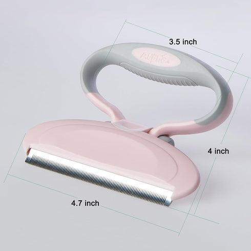 Deshedding Dog Undercoat Brush, Professional Cat Hair Remover, Smart Grooming Tool Reduce Shedding for Long Medium Short Haired dogs and Cats...