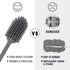 Silicone Bottle Cleaning Brush with Long Handle,12.5" Water Bottle Cleaner for Baby Bottles, Hydro Flask, Sports Bottle, Vase, Glassware, Perfect ...