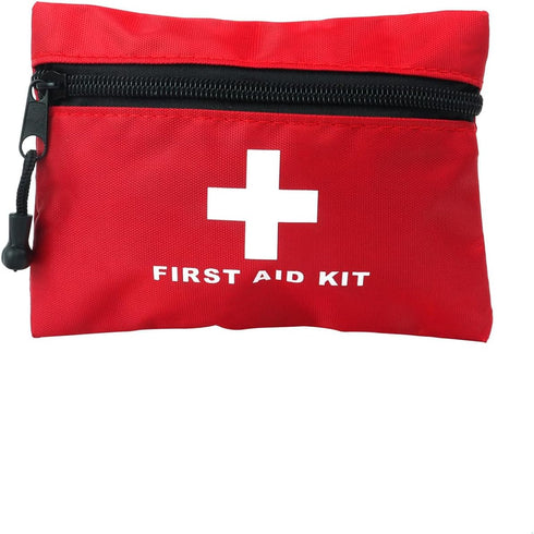 Red First Aid Bag Empty First Aid Kit Empty Waterproof First Aid Pouch Small Mini for First Aid Kits Pack Emergency Hiking Backpacking Camping Tra...