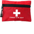 Red First Aid Bag Empty First Aid Kit Empty Waterproof First Aid Pouch Small Mini for First Aid Kits Pack Emergency Hiking Backpacking Camping Tra...