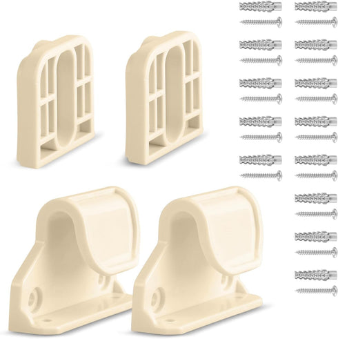 Retractable Baby Gate Replacement Parts, 55" W x 33" H Retractable Baby Gate Extensions (Including 2 x Latches + 2 x Brackets + 1 Set of Screws) f...
