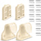 Retractable Baby Gate Replacement Parts, 55" W x 33" H Retractable Baby Gate Extensions (Including 2 x Latches + 2 x Brackets + 1 Set of Screws) f...