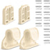 Retractable Baby Gate Replacement Parts, 55" W x 33" H Retractable Baby Gate Extensions (Including 2 x Latches + 2 x Brackets + 1 Set of Screws) f...