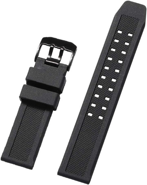 iStrap Replacement for Luminox Silicone Watch Band 23mm Rubber Strap for 3050 3080 and 3950 Series...