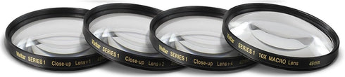 49mm 7PC Filter Set for Canon EF 50mm f/1.8 STM Lens - Includes 3 PC Filter Kit (UV-CPL-FLD) and 4PC Close Up Filter Set (+1+2+4+10)...