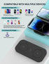 Wireless Charging Pad, JoyGeek Dual Wireless Charger for iPhone 14 Plus/14 Pro/14/13 Pro Max/Pro/Mini/12,Airpods 3/2,Wireless Phone Charger for Sa...