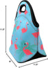 Wrapables® Insulated Neoprene Lunch Bag, Flamingoes...