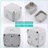 Nineleaf Outdoor Electrical Box,Small Electrical Junction Box 3 1/4"X2 3/4"X2 1/4"(86X74X62Mm) Ip66,White,Surface Mount Junction Box with Cover,Wa...