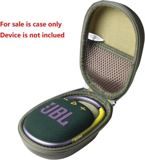 Hard Travel Case for JBL Clip 4 - Portable Mini Bluetooth Speaker (Army Green)...