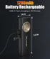 Slim Magnetic Work Light - 1000 Lumens LED Work Light Rechargeable with Two Magnetic Bases Design, Flat Flashlight for Car Repairing/Camping/Emerg...