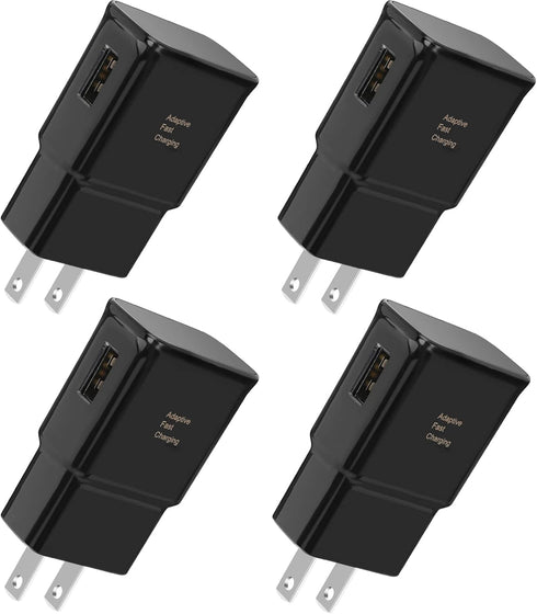 Adaptive Fast Charging Block USB Wall Charger Plug Travel Adapter Android Phone Charger for Samsung Galaxy S24/S23/S22/S22 Ultra/S21/S20/S10/S9/S8...