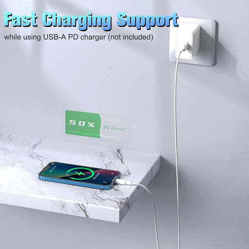 IDISON [MFi Certified iPhone Charger 3Pack 6FT, iPhone Charging Cable USB Fast Charging Cable High Speed Transfer Cord Compatible for iPhone/Pads....