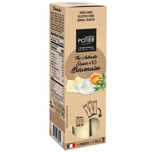 Maison Potier Bearnaise Sauce By Christian Potier | The Authentic No 15, 1.76 Ounce (Pack of 3)...