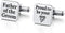 Father of The Groom Cufflinks, Father of The Groom Gift from Son for Wedding, Proud to be Your Son Cuff Links...
