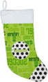Caroline's Treasures SB3154-CS Soccer Score Christmas Stocking Fireplace Hanging Stockings Christmas Season Party Decor Family Holiday Decorations...