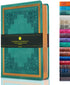 Leatherette Vintage Journal Hard Cover Lined Notebook Old Looking Travel Diary, A5 Size 5.7'' x 8.1''...