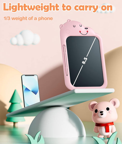 LCD Writing Tablet for Kids, 8.5 Inch Doodle Board Drawing Tablet Drawing Pad for Kids, Educational 2 Year Old Girl Toys Gifts, Toddler Toys for 3...