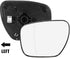 X AUTOHAUX Car Rearview Mirror Glass Replacement with Backing Plate Heated Left Driver Side for Mazda 5 CX-7 for Mazda CX-9...
