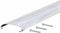 M-D Building Products 79996 3-1/2 in. x 5/8 in. x 36 in. Silver Aluminum Commercial Dome Top Low-Profile Threshold...