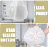 Small Trash Bags 4 Gallon - 100 Count 4 Gallon Trash Bag, Small Garbage Bags for Office Bedroom Bathroom Trash Bags, White 4 Gal Small Trash Can L...
