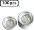 100 Pcs Plastic Disposable Sauce Dishes, Dipping Soy Sauce Seasoning Plate Bowls, Mini Condiment Appetizer Tray for Sushi Soy Mustard Vinegar Ketc...
