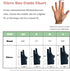 Drawing Glove, 3-Layer Palm Rejection Digital Art Glove for Graphic Tablet, Artist Gloves with Two Fingers for iPad, Paper Sketching, Smudge Guard...