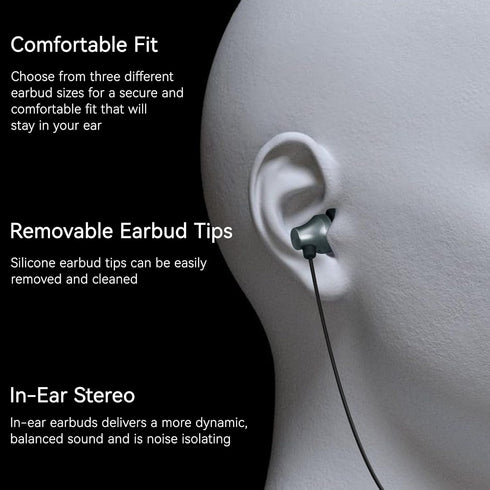 iRAG A101C USB C Headphones Earbuds with Microphone - Wired Type C Plug in in-Ear Earphones for Samsung Galaxy, Google Pixel and Most USB C Device...
