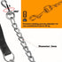 Heavy Duty Metal Dog Leash, 5 FT Chew Proof Pet Leash Chain with Soft Padded Handle for Large & Medium Size Dogs (5 FTx3 mm (20-100 lbs))...