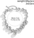Exaggerated Punk Big Ball Necklaces for Women - Creative Irregular Gold/Silver Ball & Pearl Beads Choker, Party Bar Daily Wear Accessories Gifts...