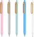 Aesthetic Gel Pens, 0.5 mm Fine Point Black Ink Pens, Quick Dry Smooth Writing Pens for Journaling Note Taking,Cute School Office Supplies,Gifts f...