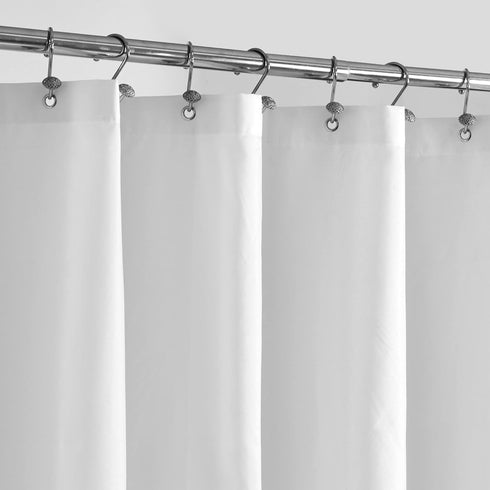 ALYVIA SPRING Extra Long Fabric Shower Curtain Liner Waterproof - 72" x 84", Soft & Lightweight XL Shower Curtain with Magnets, Machine Washable -...