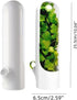 1PCS Herb Saver Refrigerator Vegetable Preservation Bottle Herb Storage Container Clear Herb Container for Kitchen Fresh Keeper Cilantro Mint Aspa...