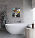 RAMEFLAO Highland Cow Bathroom Decor Funny Bathroom Wall Art Farmhouse Cow In The Toilet Picture Rustic Cow Bathroom Canvas Painting Home Wall Dec...