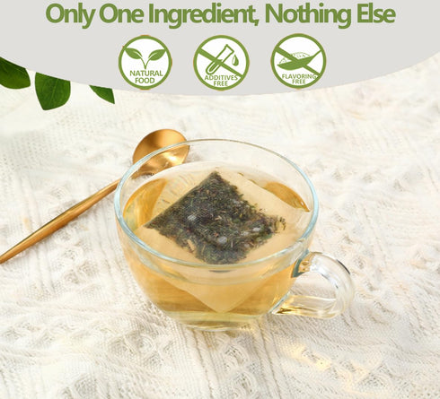Premium 100 Horsetail Tea Bags, Made with 100% Wild Natural Horse Tail Herb, For Hair & Nail, No Additives & Caffeine Free-Cola De Caballo Hierba....