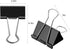 Binder Clips Paper Clamps 2.4 Inch (8 Pack), Black Office Clips with Clear Storage Container, Bulldog Clips, Paper Clips, Office Supplies...