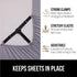 Gorilla Grip Bed Sheet Straps, Adjustable Elastic Fasteners with Metal Clips, Keep in Place Fitted Bedding Holder, Easy Install Suspenders Mattres...