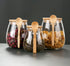 Glass Food Storage Jar Sugar Bowl Tea Jar with Airtight Lid and Spoon...
